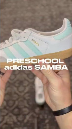 Aqua POPS! | I'm Unboxing the Kids’ Samba OG Preschool | Sneaker Reviews | Ortholite Sock liner