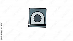 Animated gray optical disk for data storage and media projects. Suitable for multimedia, backup, and data archiving visuals