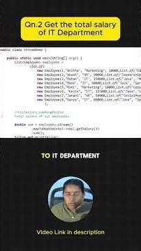 Sum IT Employees Salary in Java 🔥 | Streams API Trick