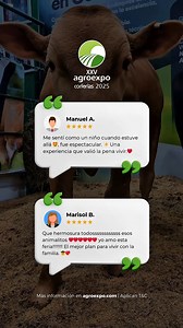 💬 Lo dicen quienes lo vivieron: Agroexpo 2025 fue una experiencia inolvidable. Gracias por cada mensaje, cada sonrisa y cada paso que dimos juntos en esta edición. ¡El campo nos une y ustedes lo hicieron brillar! 🌾✨ 📲 ¿Tú también estuviste en Agroexpo? Cuéntanos en los comentarios, cómo lo viviste o etiqueta a quien no se lo puede perder en la próxima edición. 📌 Más información en Agroexpo.com | Aplican T&C #Agroexpo #Corferias | Agroexpo Bogotá