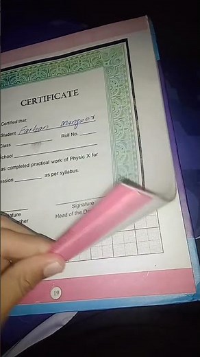 physics practical notebook 💯 solve 💯