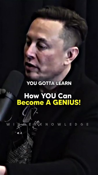 How YOU can become a GENIUS! 😈🧠💪#elonmusk #knowledge #advice | knowledge