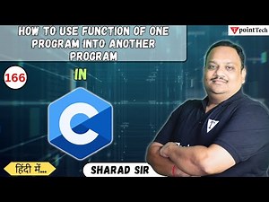 How to use Function of One Program into Another Program in C? | C Tutorial | Tpoint Tech
