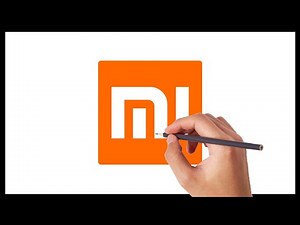 How to draw MI smartphone logo | Xiaomi Mi | How to draw the Xiaomi logo