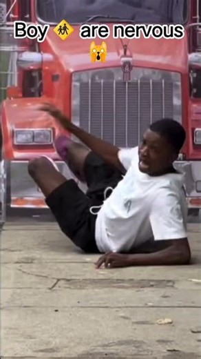 Boy 🚸 are nervous #cartoon #nervous #funny #memes #truck #prank