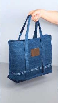 How to Make a Zipper Tote Bag from Old Jeans Easily | Miarti