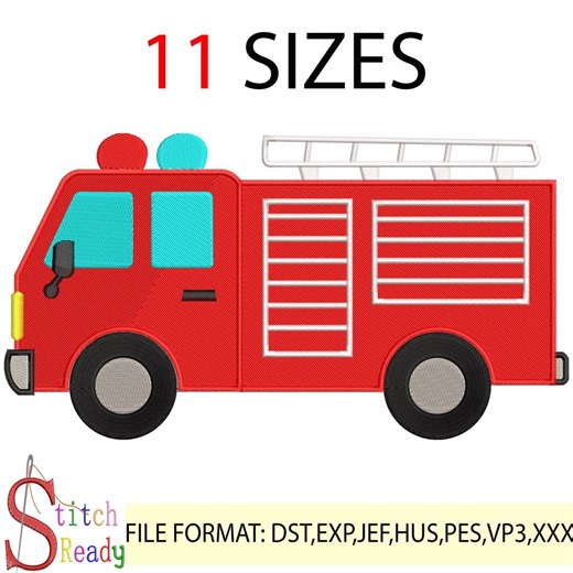 Fire Fighter Embroidery Design Set (1 to 6 Inch) – Mini Firefighter Gift Machine Embroidery Pattern, Instant Download Digital File - Etsy