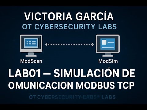 Simulación de comunicación Modbus TCP (ModScan ↔ ModSim)