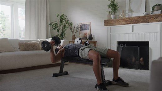 Watch Finer Form Flat Foldable Weight Bench for Home Workout on Amazon Live