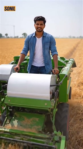 ₹2 लाख का छोटा कंबाइन 🚜 किसान खुद करे कटाई | कम खर्च ज्यादा काम