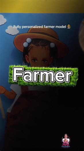 Not just a project… it’s HER 👩🏽‍🌾✨ Cartoonized face real clothes custom background = masterpiece 🤍 ⏰ Limited slots available #PersonalizedSchoolProject #HandmadeSchoolProject #CreativeKids #DIYProjectsTikTokMadeMeDoIt