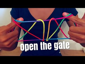 Ztringz rope figures: OPEN THE GATE (sliding doors)
