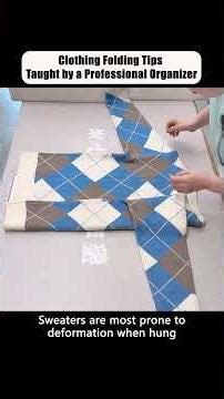 Clothing folding tips taught by a professional organizer #lifetips #lifehacks #youtube #fyp