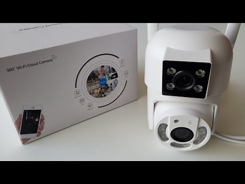 Review & Setup of the 360° WiFi Cloud Camera | 8MP Dual Lens | 390 Eyes App