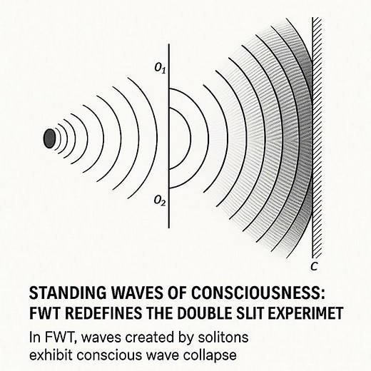 Standing Waves of Consciousness: FWT Redefines the Double Slit Experiment