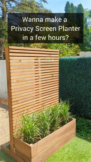 Do you like gardens? Do you like privacy? Get yourself a DIY that can do both...New tutorial is out now! #hotDIYsummer #therehablife #diy #diyhome #diyproject #diyprojects #easydiy #planter #planterbox #planterboxes #privacy #privacyscreen #privacywall #garden #gardenbox #gardening #gardenbed #raisedgardenbeds #raisedgardenbed #patio #outdoorspace #outdoorliving #backyardgarden #backyardgardening #backyardgoals #backyard #backyardgardener #backyardoasis #patiofurniture #backyardfurniture | The R