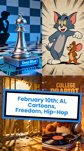 The Day AI Beat Humanity - February 10th in History #ai #deepblue #chess #garykasparov