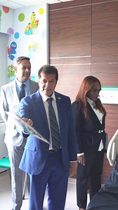 The Honourable Dr. Lackram Bodoe, Minister of Health, The Honourable Jearlean John, Minister of Works and Infrastructure and the Honourable Dr. Rishad Seecheran, Minister in the Ministry of Health toured the Couva Hospital and Multi Training Facility. This tour, led by Mr. Shankar Bidaisee, Chairman of Udecott and members of the Udecott team along with senior medical staff allowed for a critical on-the-ground assessment and quality review of the utilities present for operation on site. | Ministr