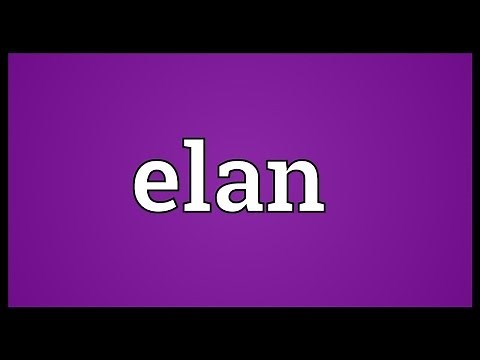 Elan Meaning