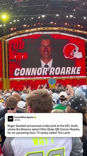 Roger Goodell's Fake NFL Draft Pick for 'The Land' TV Show