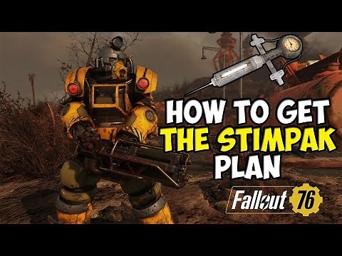 How To Get The STIMPAK Plan/Recipe EASY | Fallout 76
