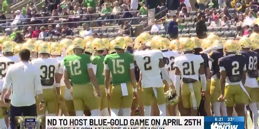 Notre Dame announces date, time for 2026 Blue-Gold Game