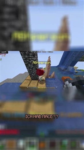 Zum Glück hatte ich ein netherite Schwert am Ende