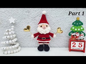 How To Crochet SANTA CLAUS (Part 1) | Amigurumi Tutorial | SpringDay DIY