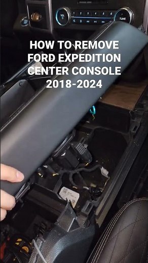 HOW TO REMOVE FORD EXPEDITION CENTER CONSOLE #FORD #expedition #cars #chevrolet #SUV #HONDA #JEEP