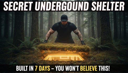 I Built a Secret Underground Modern Shelter ) | Wildwood Shelter