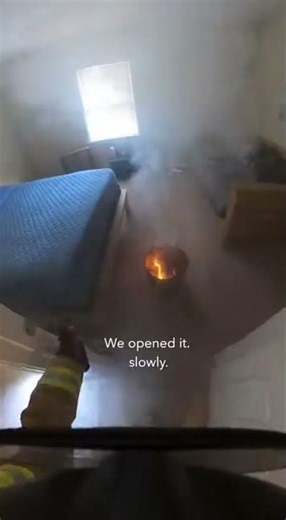 Smoke Was Coming From Under This Door…