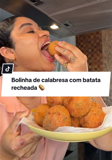 Bolinha de calabresa com batata recheada 🥔 | batata recheada