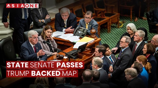 State Senate Passes Trump-Backed Map | Asia One News #Asiaone #EnglishNews #asiaonenews #Trump #StateSenate #Redistricting | Asia One News