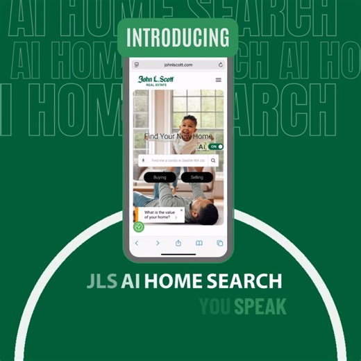 1.3K views · 17 shares | Introducing John L. Scott AI Home Search! John L. Scott AI Home Search is an innovative feature that transforms how buyers discover properties online by allowing them to "search how you speak". Try it out today at johnlscott.com | John L. Scott Real Estate | Facebook