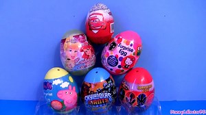 10K views · 192 reactions | Skylanders Surprise Eggs Peppa Pig Disney Princess Hello Kitty Power Rangers Pixar Cars 2 Kinder egg | Fun Toyz Collector | Facebook