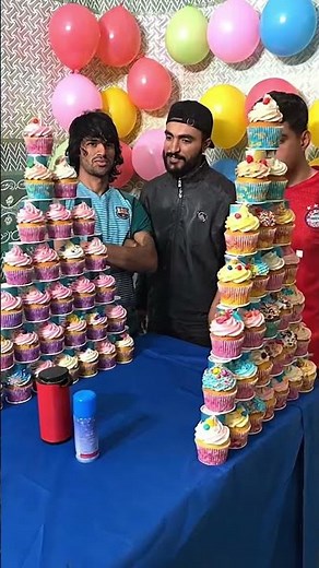 Birthday Surprise Turned Into Glasses Cake 😱🎂 (Unexpected!)#shorts #challengefun10m