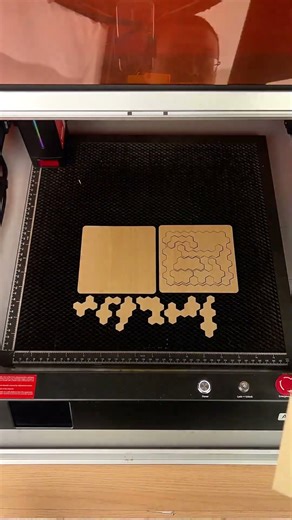 Can you finish this? DIY Tangram Board w/AlgoLaser