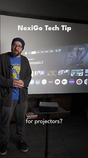 ⚡How to use projector keystone correction | Tuesday Tech Tip #shorts