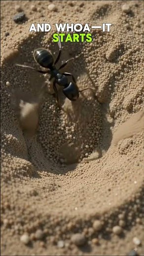 Antlion vs Ant: There’s No Escape! 🐜😱‪@TinySurvivors99‬