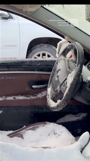 Stolen And Frozen: Lake Erie Turns BMW Into Icy Mess