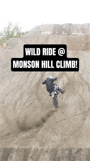 ZACHARY BOUSQUET ABSOLUTELY SENDS IT AT THE MONSON HILL CLIMB!