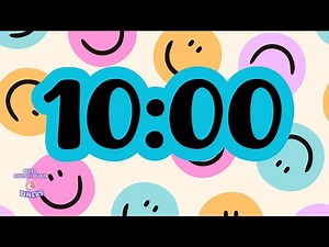 Take a 10 Minute Break 🙂 Relaxing Smiley Countdown Timer