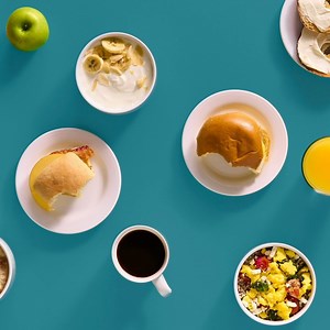 5.3K views · 11 reactions | A well-made breakfast sandwich will do just fine on its own. But surrounded by all your other morning favorites, from toast and fruit to OJ and oatmeal? That’s its happy place. | Home2 Suites by Hilton | Facebook