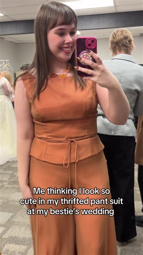 Thrifted Pant Suit Style for Weddings