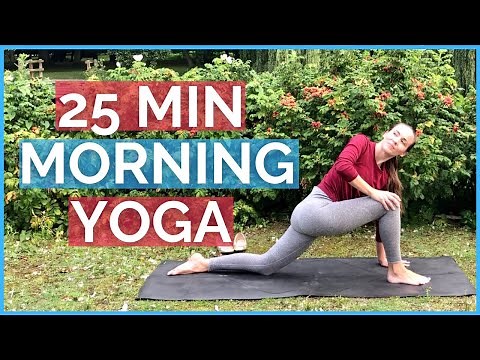 25 min Morning Yoga with Nature Sounds - The BEST way to start your day! ☀️
