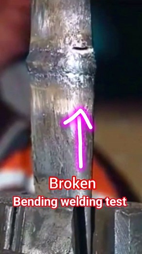 12K views · 83 reactions | Bending welding test (broken) #welding #bending #test #fblifestyle #eberyone #highlight #foryoupahe | Welder Art | Facebook