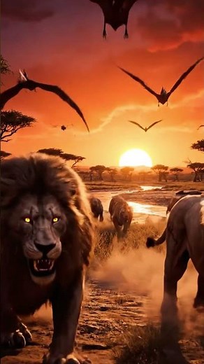 🦁 THE CLASH OF ANCIENT PREDATORS 🐅 | Epic Prehistoric Battle