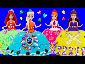 How to Make Princess Doll Dresses With Gems
