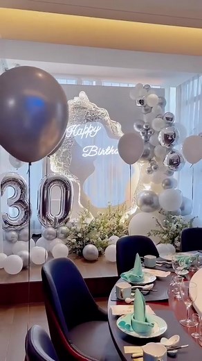 Stunning Neon Light Party Backdrop with Foil and Balloon Garland Decor