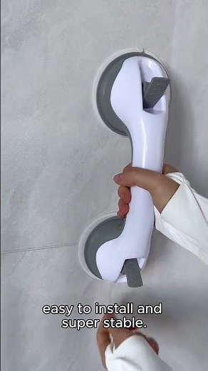 Suction Cup Shower Grab Bar for Elderly | Bathroom Safety Factory